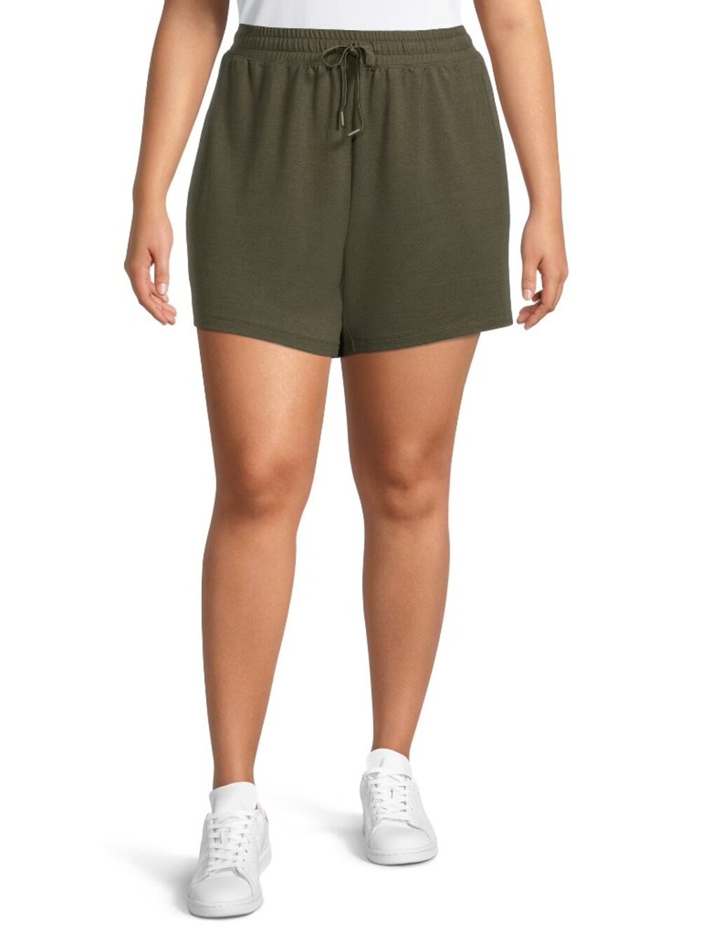 Terra & Sky Women's Plus Size Knit Shorts - Picture 5 of 5